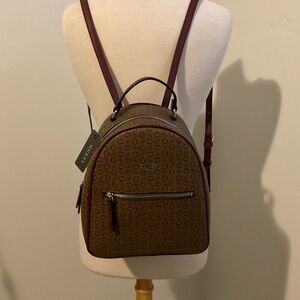 Guess Brown and Red Backpack